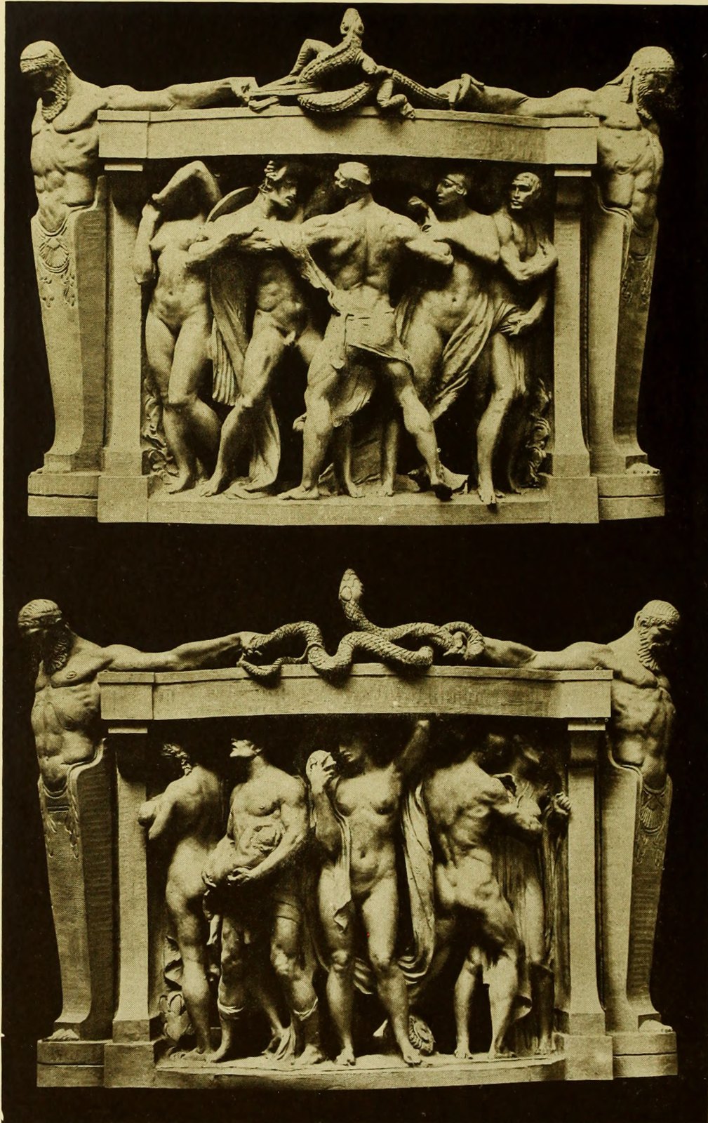 Relief panels from the fair, from Art in California