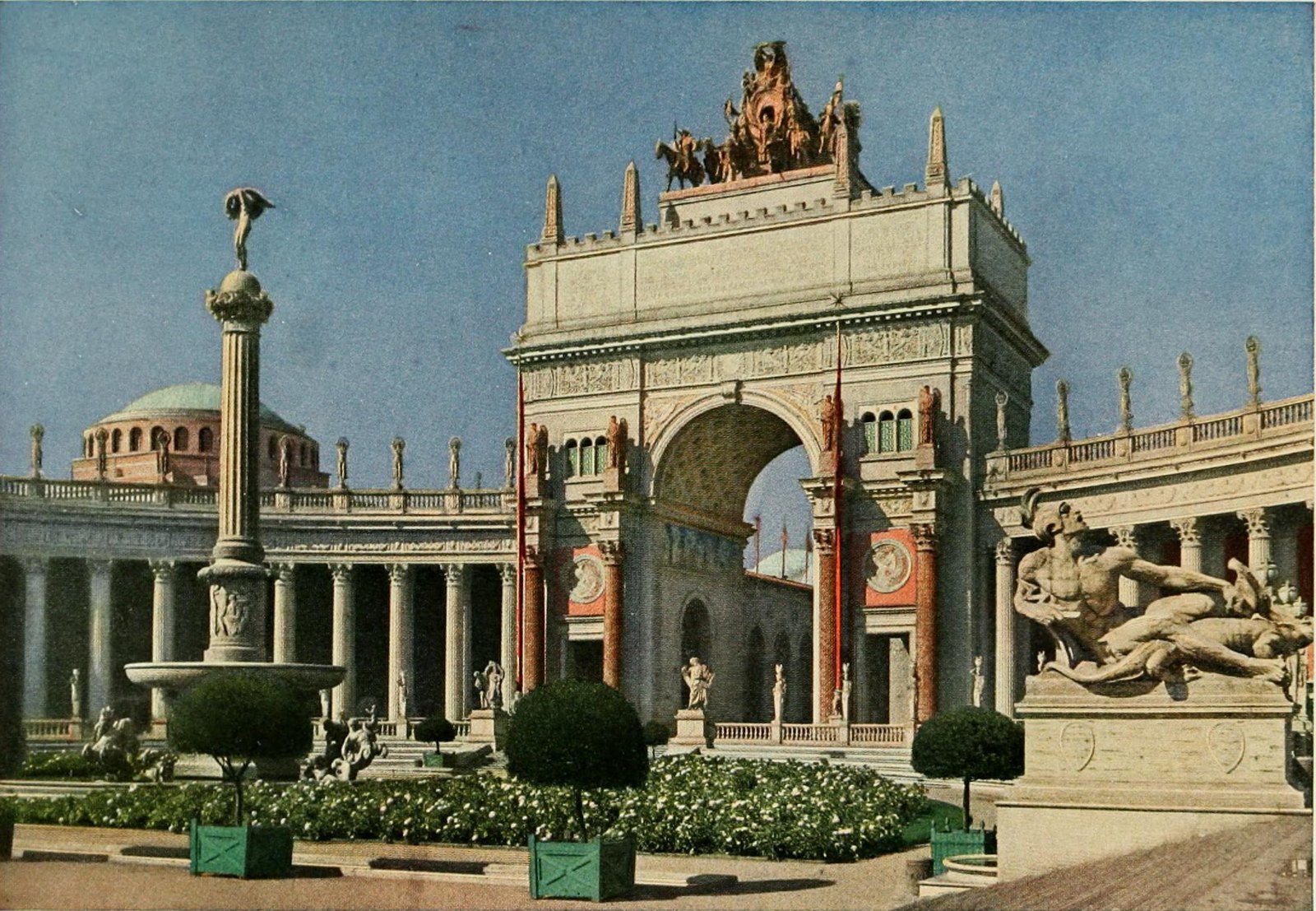 The Arch of the Rising Sun (color plate)