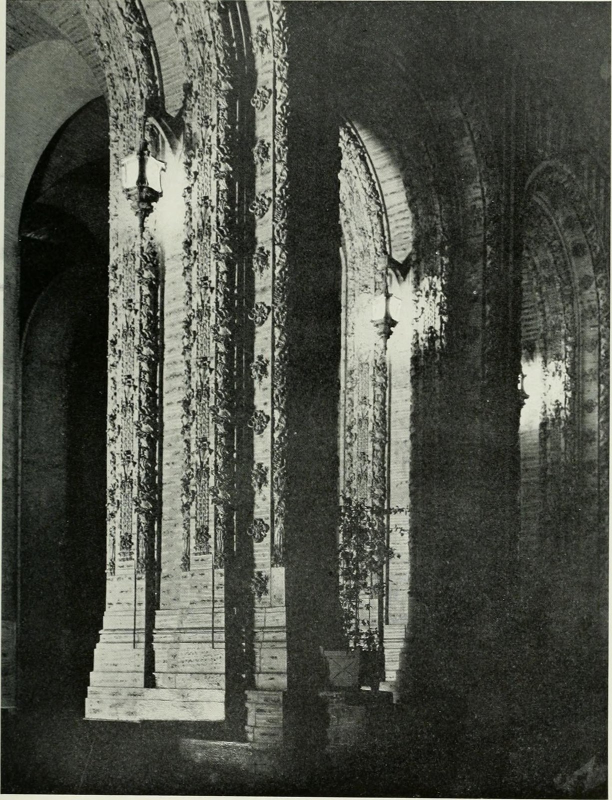 The Tower of Ages at night, Court of Abundance