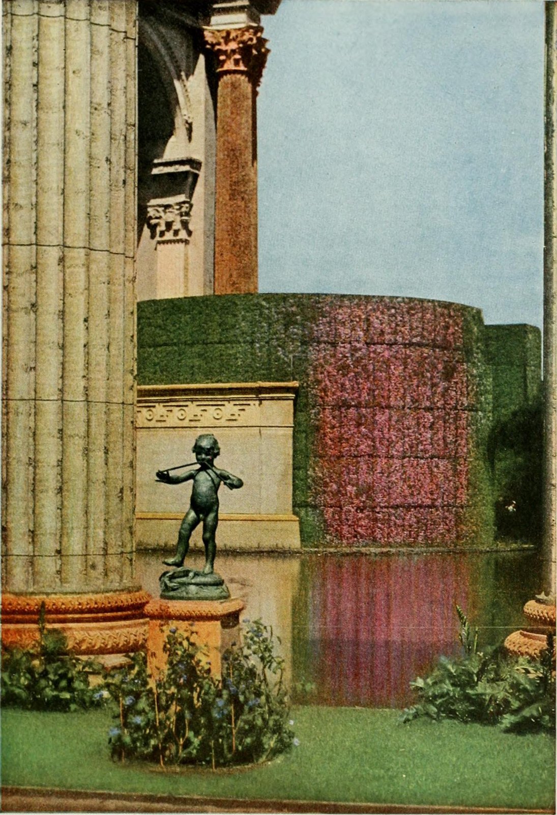 The Court of Palms in color