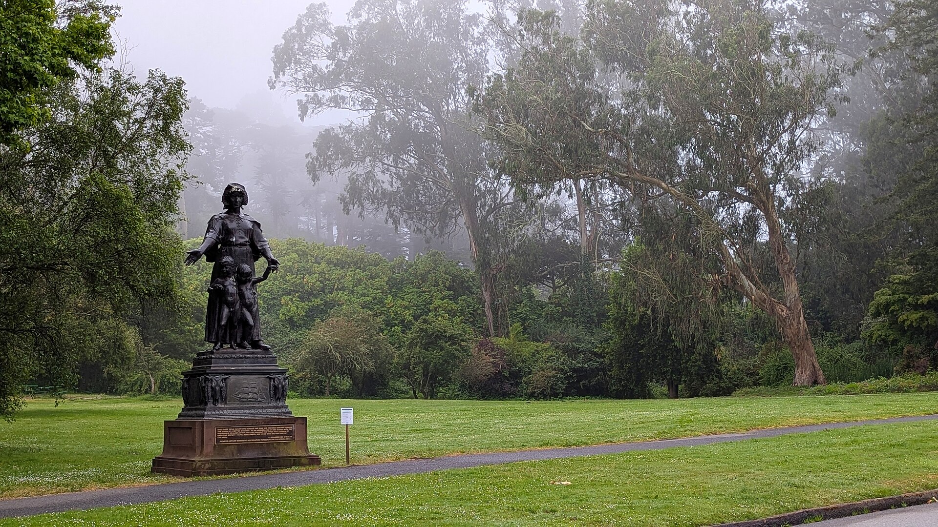 Charles Grafly's Pioneer Mother, now in Golden Gate Park