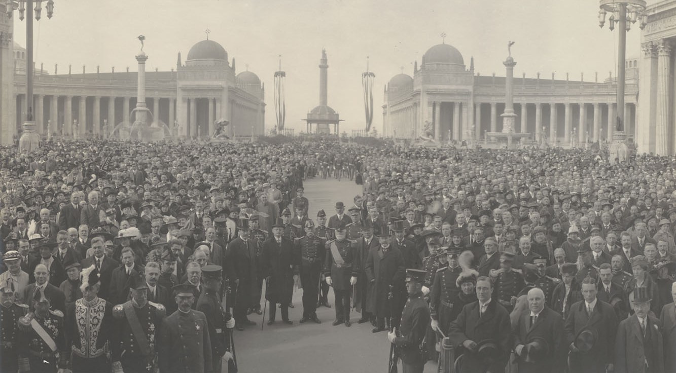 Vice-President Thomas R. Marshall at the Dedication Day ceremony, March 24, 1915