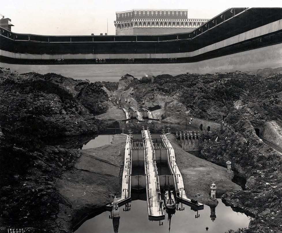 The large-scale working model of the Panama Canal on the Zone