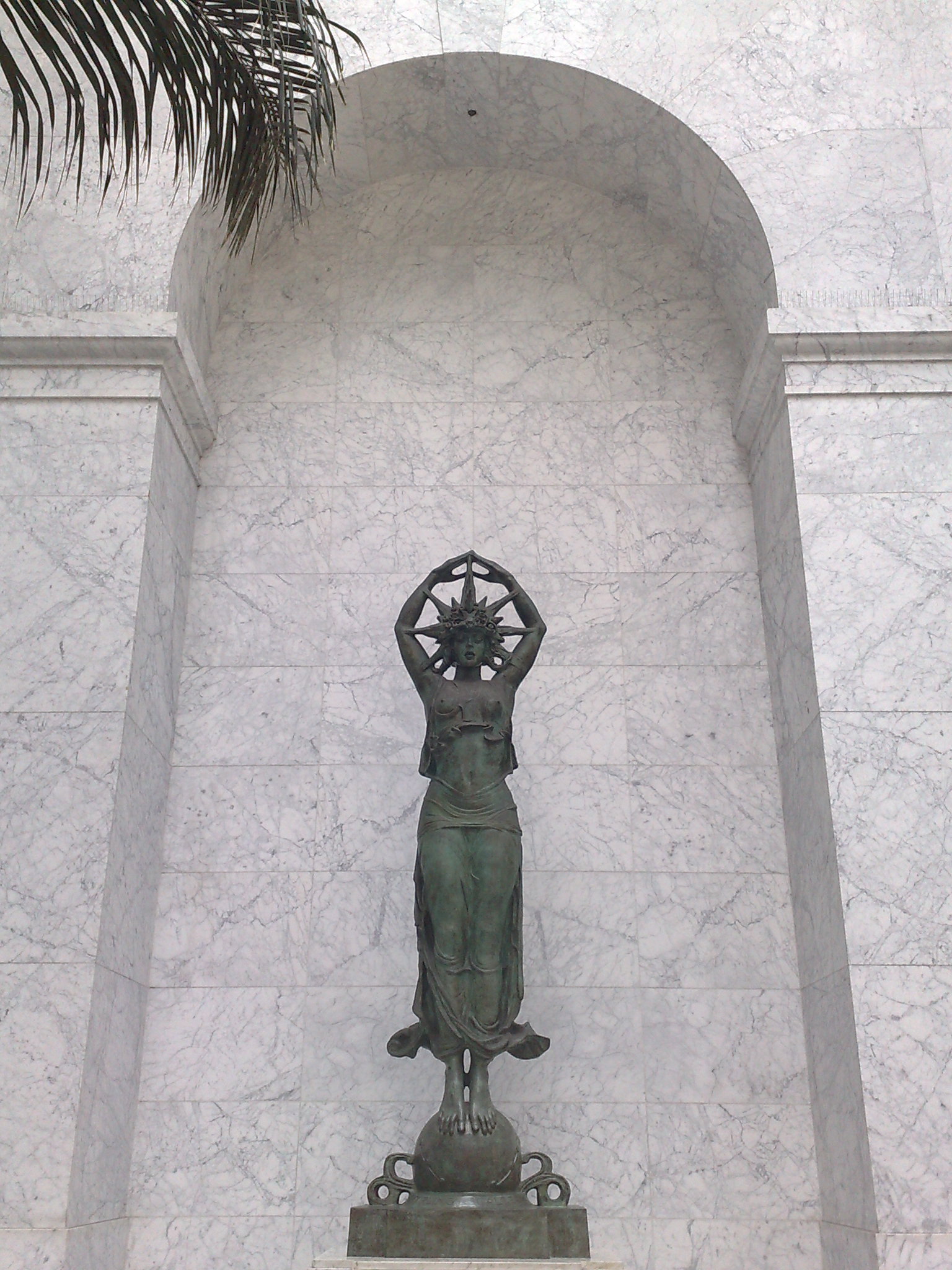 A bronze of Calder's Star Maiden at One Sansome Street