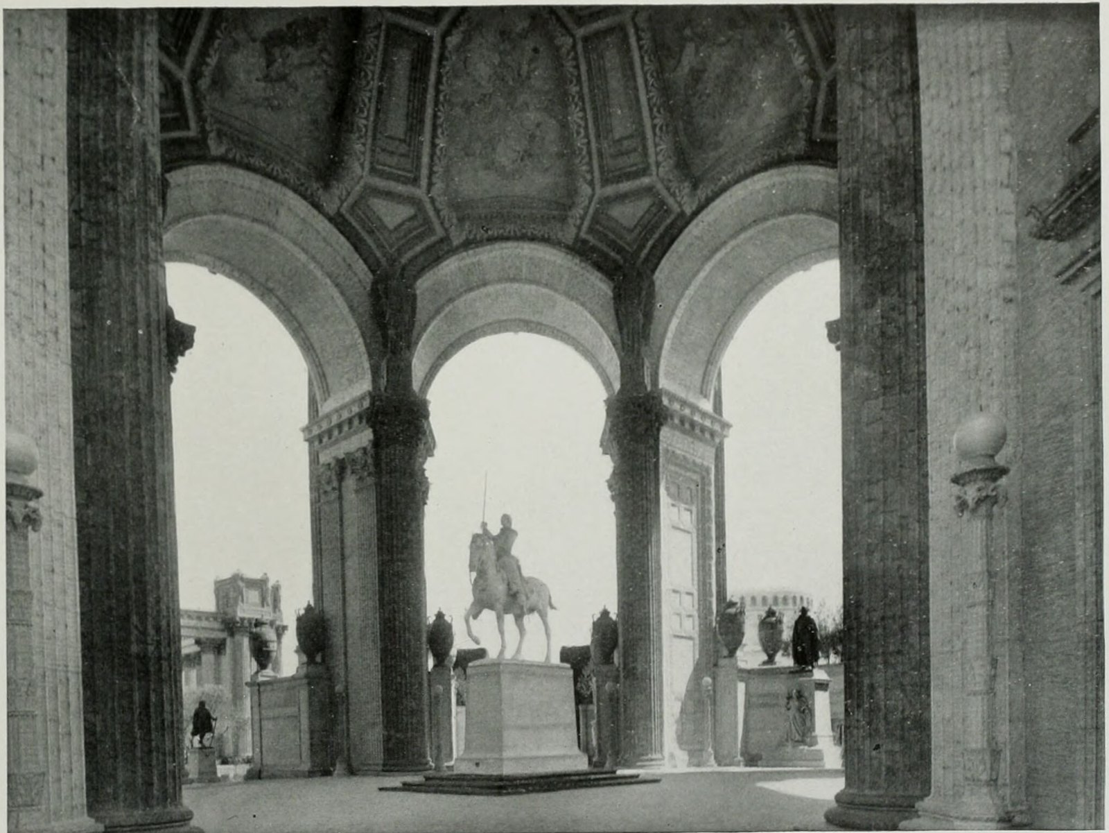 Beneath the dome of the Rotunda, Palace of Fine Arts