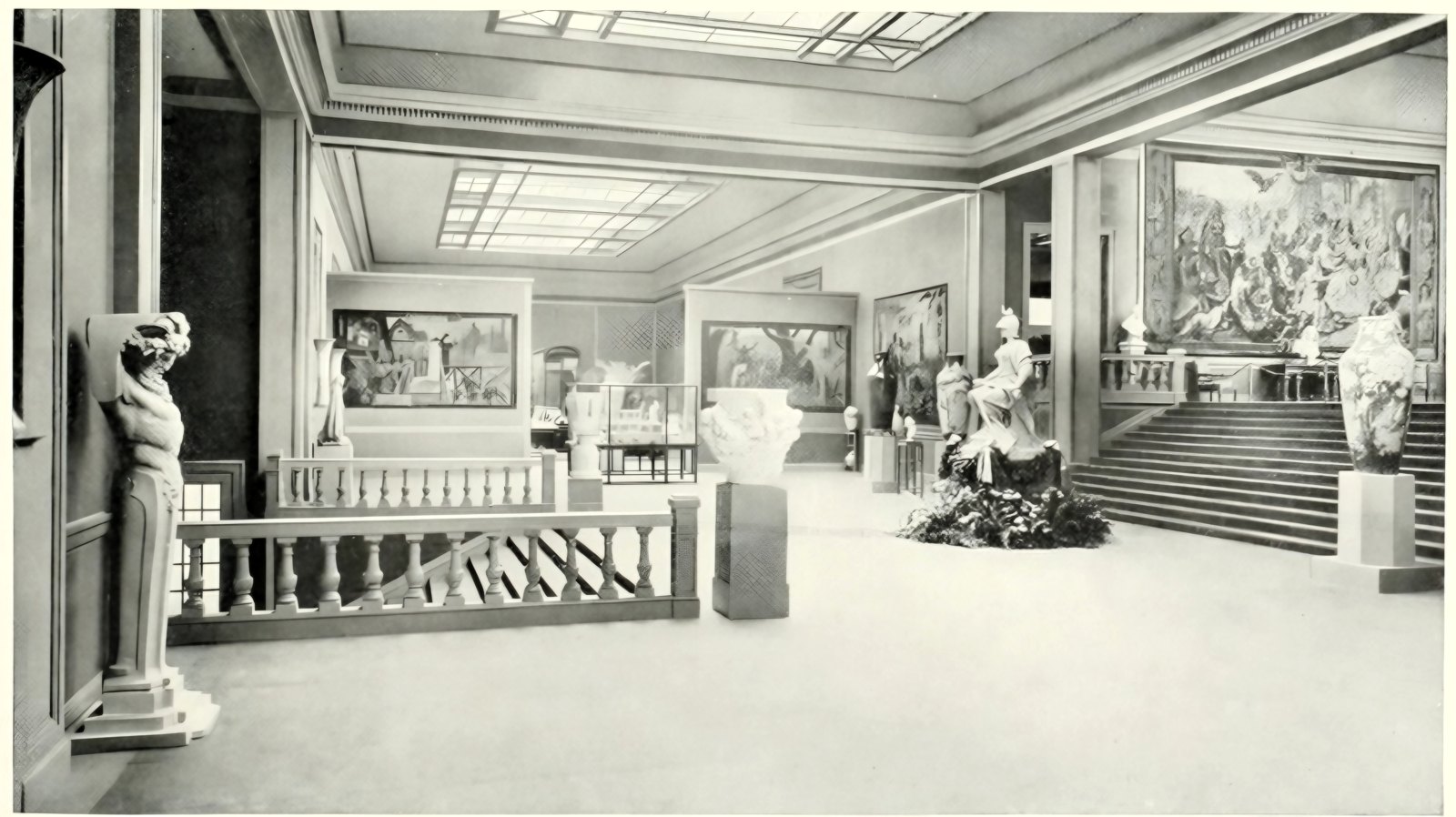 Entrance hall of the French Pavilion