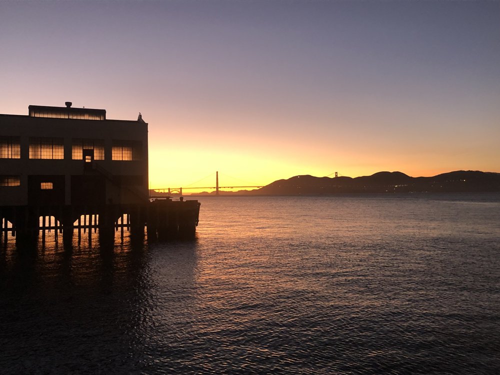Fort Mason piers, today
