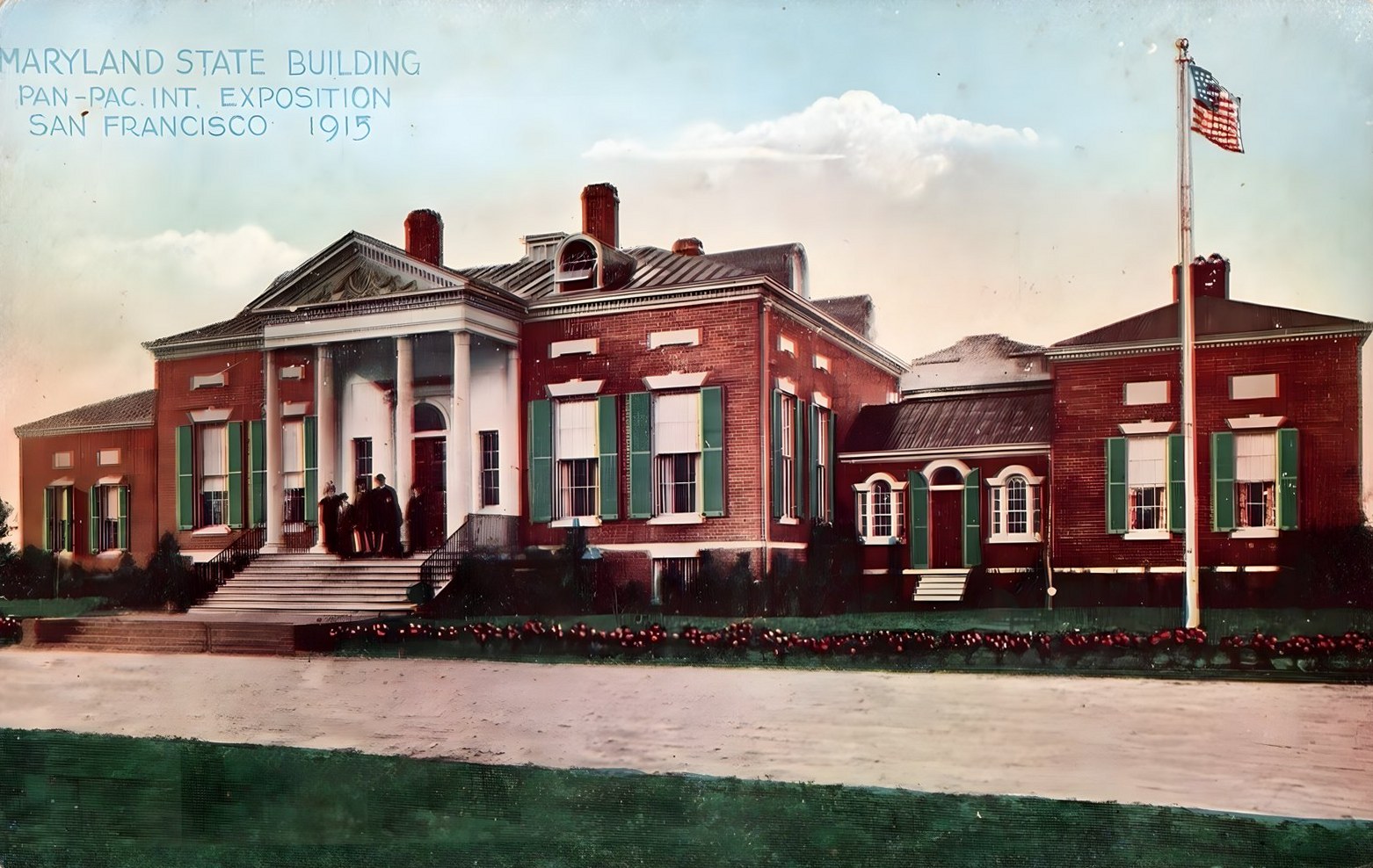 The Maryland Building ('Homewood'), color postcard