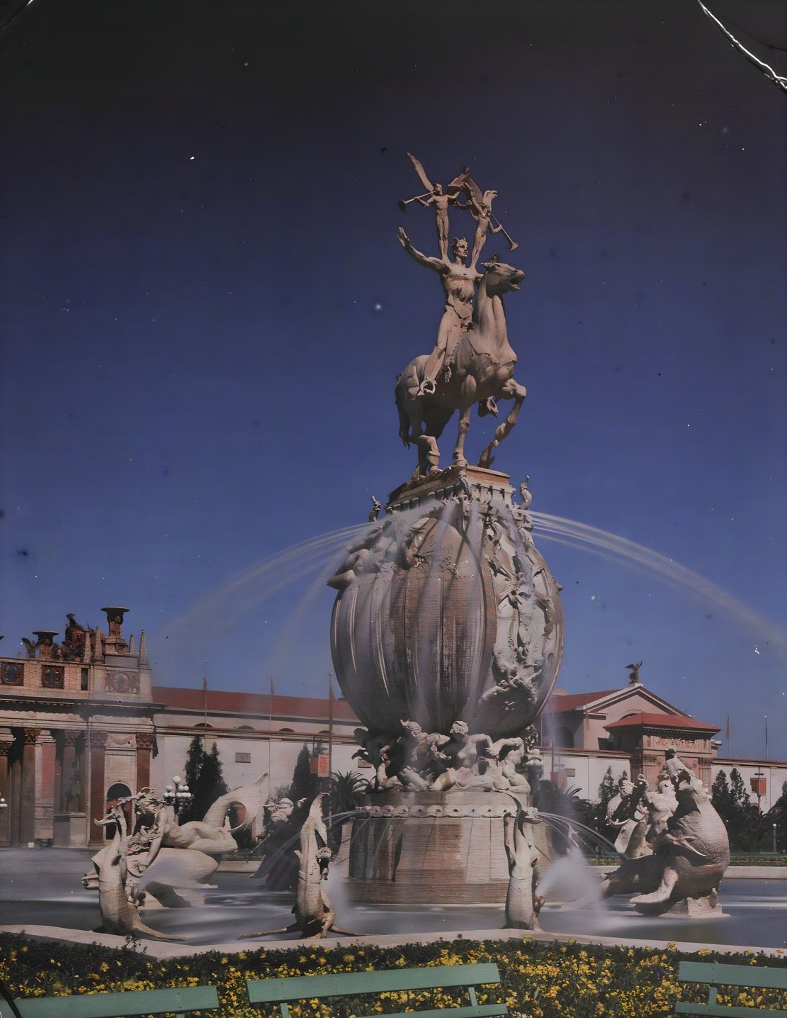 Autochrome of the Fountain of Energy, 1915