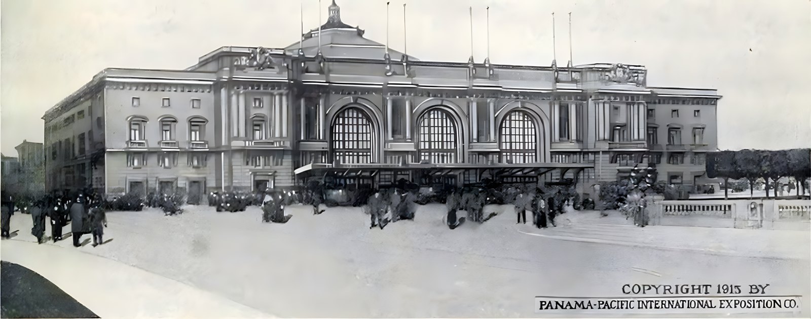 The Exposition Auditorium as published in 1914–15