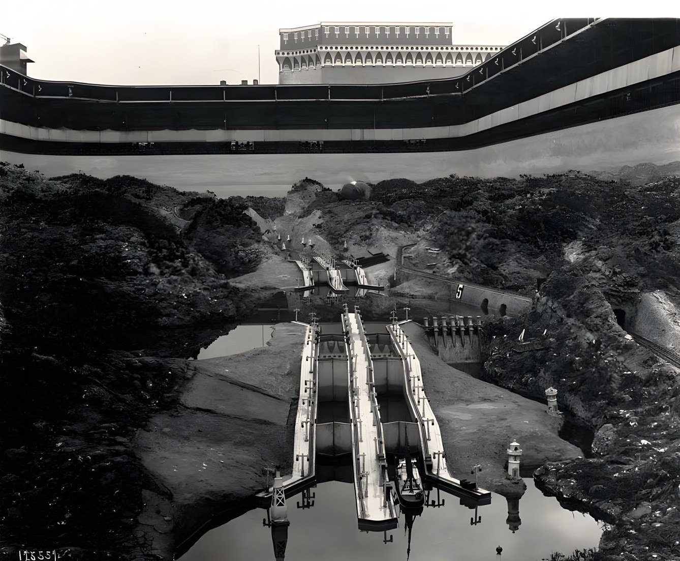 The working model of the Panama Canal