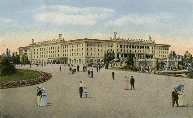The Inside Inn on a period postcard