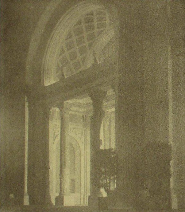 A doorway of the Palace of Machinery