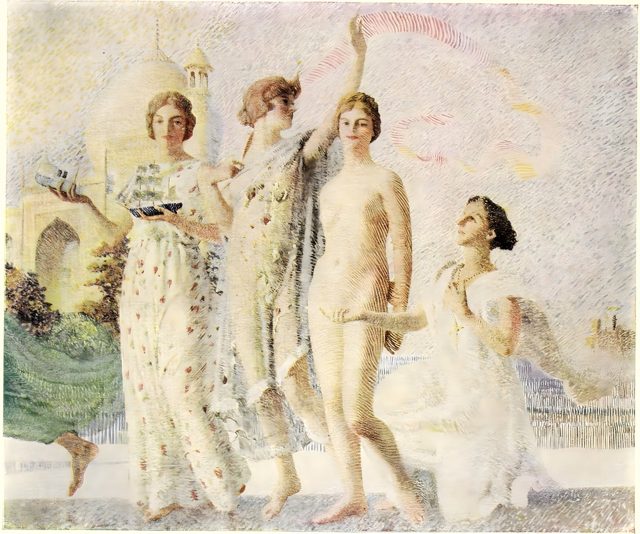 Edward Simmons's mural for the Arch of the Rising Sun