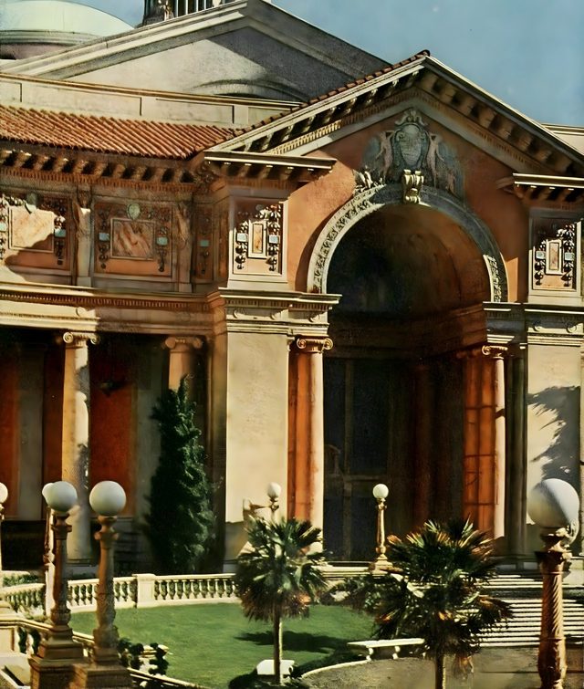 The doorway to the Court of Palms (color plate)