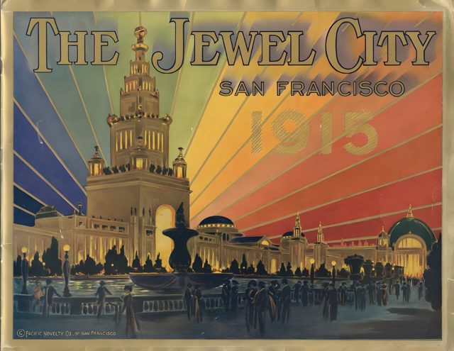 Cover of The Jewel City, a souvenir booklet