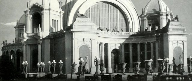 Festival Hall, the domed concert hall that held the Exposition organ