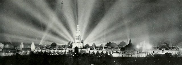 Night illumination of the palaces