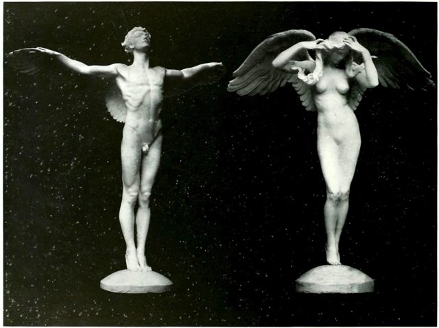 Adolph A. Weinman's Rising Sun and Descending Night