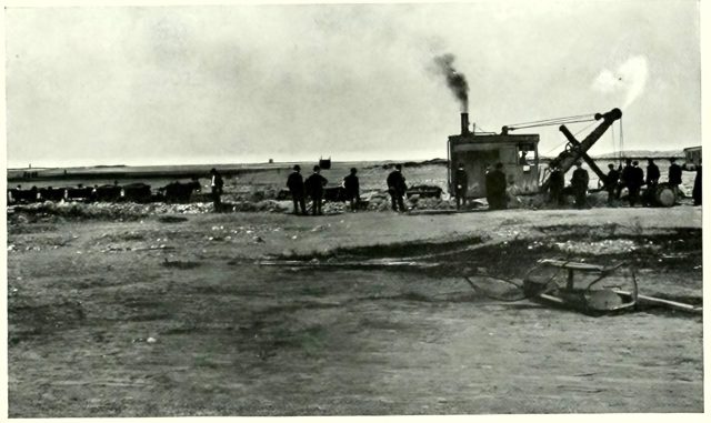 Grading for the Palace of Machinery, December 1912