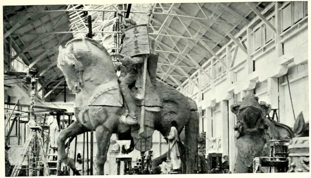 Making a Mongolian warrior for the Arch of the Rising Sun