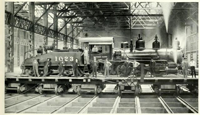 The transfer table in the Palace of Transportation