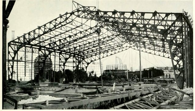 Steel arches of the Palace of Fine Arts