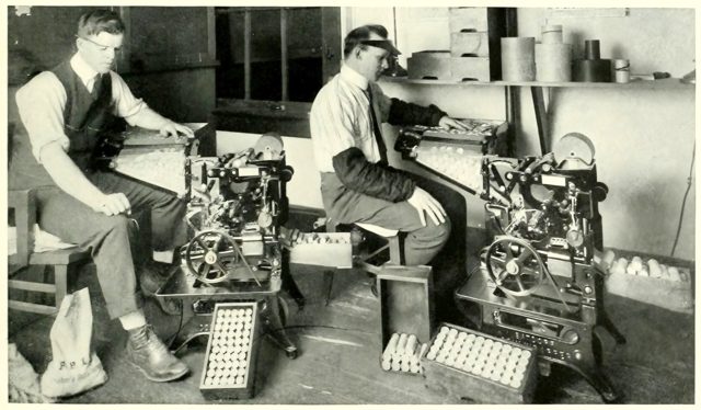 Counting and wrapping money by machinery