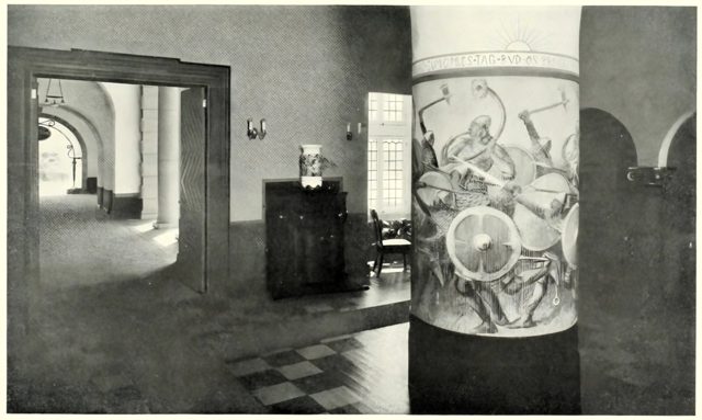 Entrance hall of the Danish Pavilion