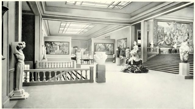 Entrance hall of the French Pavilion