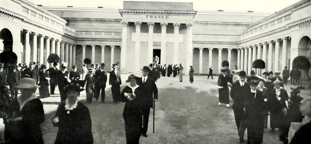 The Pavilion of France, the Legion of Honor copied for the fair