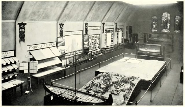 The main hall of Norway's Pavilion