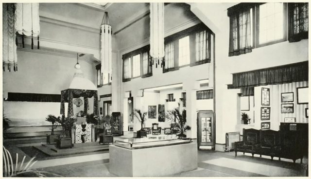 Inside the Netherlands Pavilion