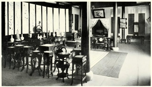 A group in the Hall of Audience, Chinese Pavilion