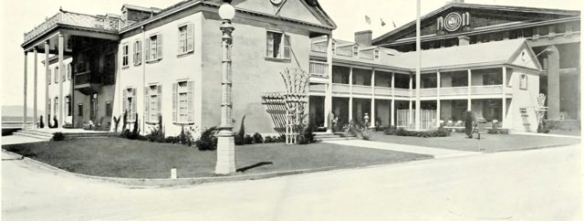 The New Jersey Building, a copy of the Trenton Barracks