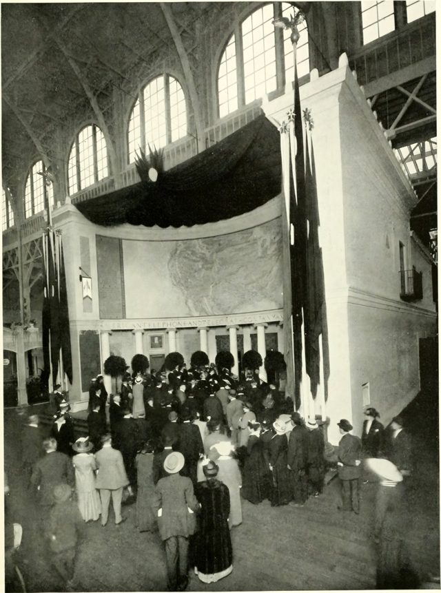 The transcontinental telephone theater in the Palace of Liberal Arts