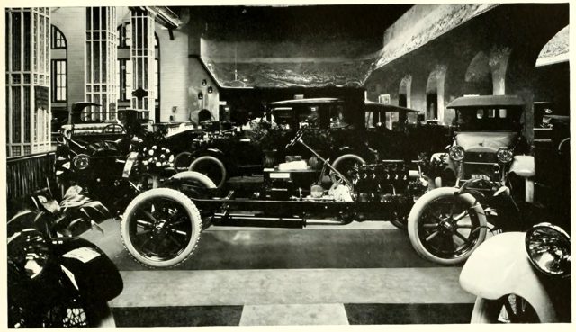 Part of the automobile show