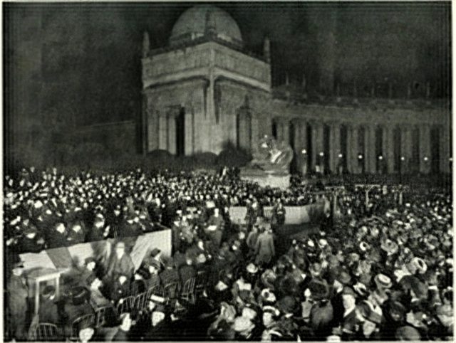 The final ceremonies, December 4, 1915