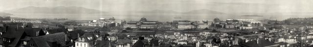 Bird's-eye view of the grounds and buildings, 1914