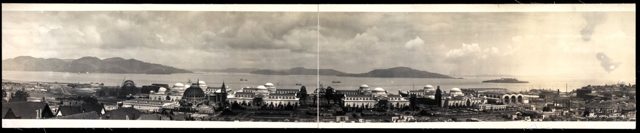 View of the Panama-Pacific International Exposition grounds