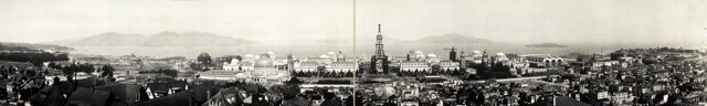 Bay and Exposition from 2626 Vallejo St., San Francisco