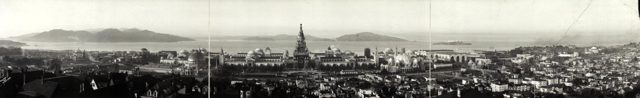 Exposition grounds, three months before opening day
