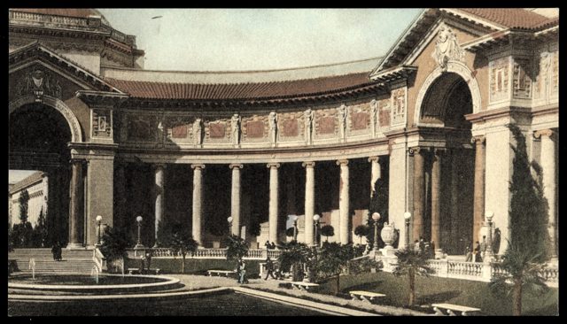 Court of Palms. Panama-Pacific International Exposition, San Francisco, Cal., 1915