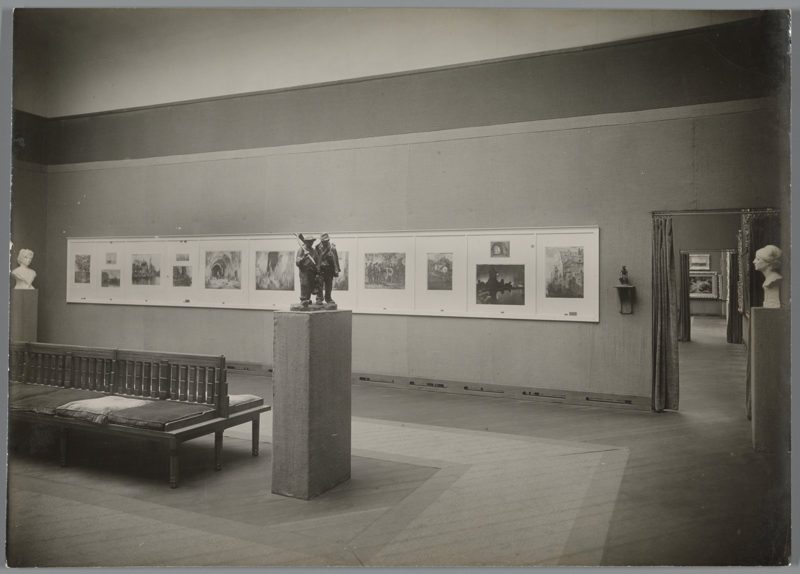 Dutch exhibition rooms inside the pavilion