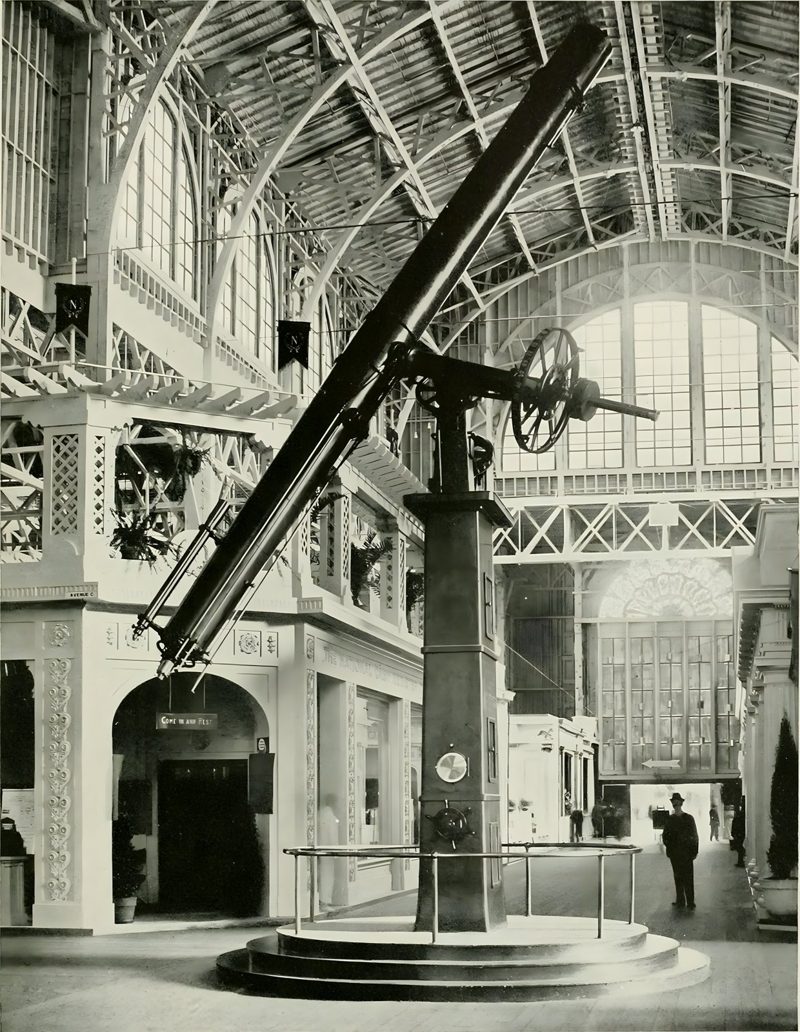 Central exhibit, Palace of Liberal Arts (plate in Todd's official history)