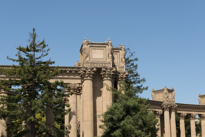 A corner of the colonnade today
