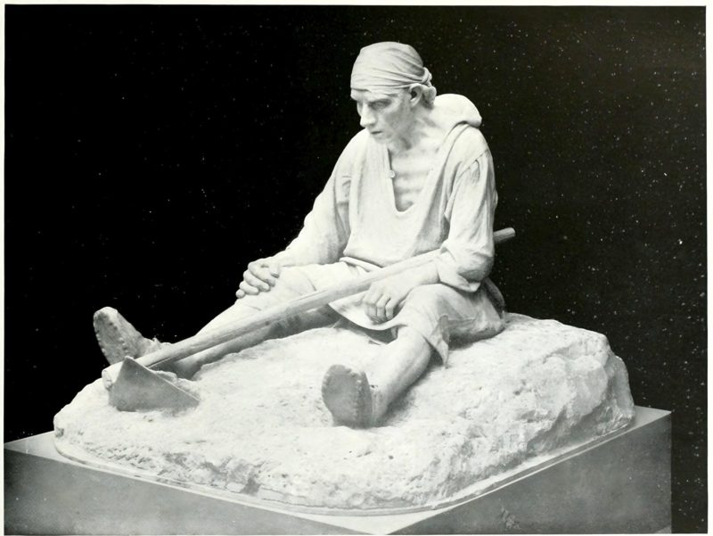 Achille D'Orsi's Proximus Tuus, shown in the Italian galleries of the Palace of Fine Arts