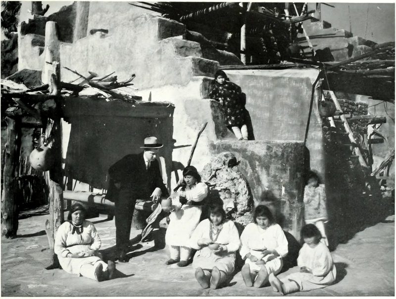 Zuni and Hopi families brought by the Santa Fe to the Grand Canyon concession