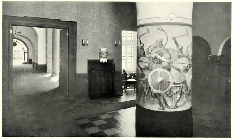 Entrance hall of the Danish Pavilion