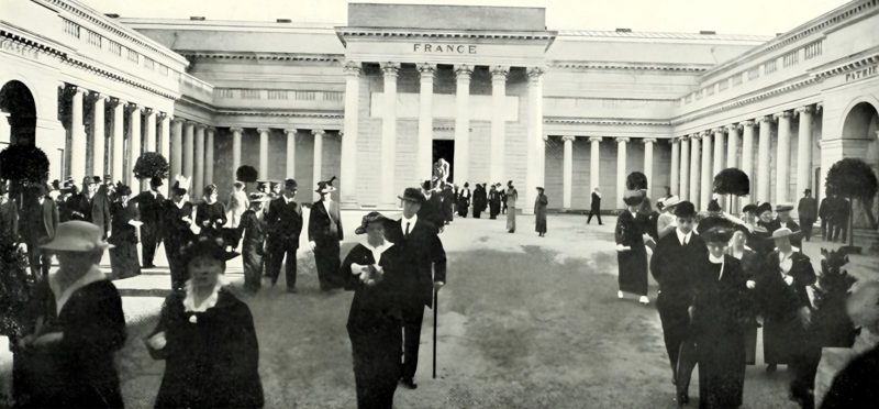The Pavilion of France, the Legion of Honor copied for the fair